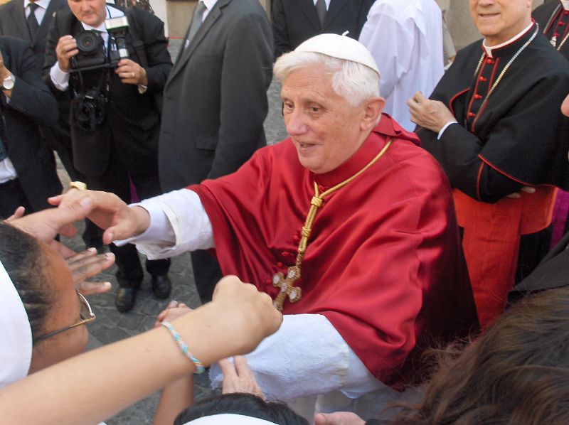 Benedikt XVI v Castel Gandolfo